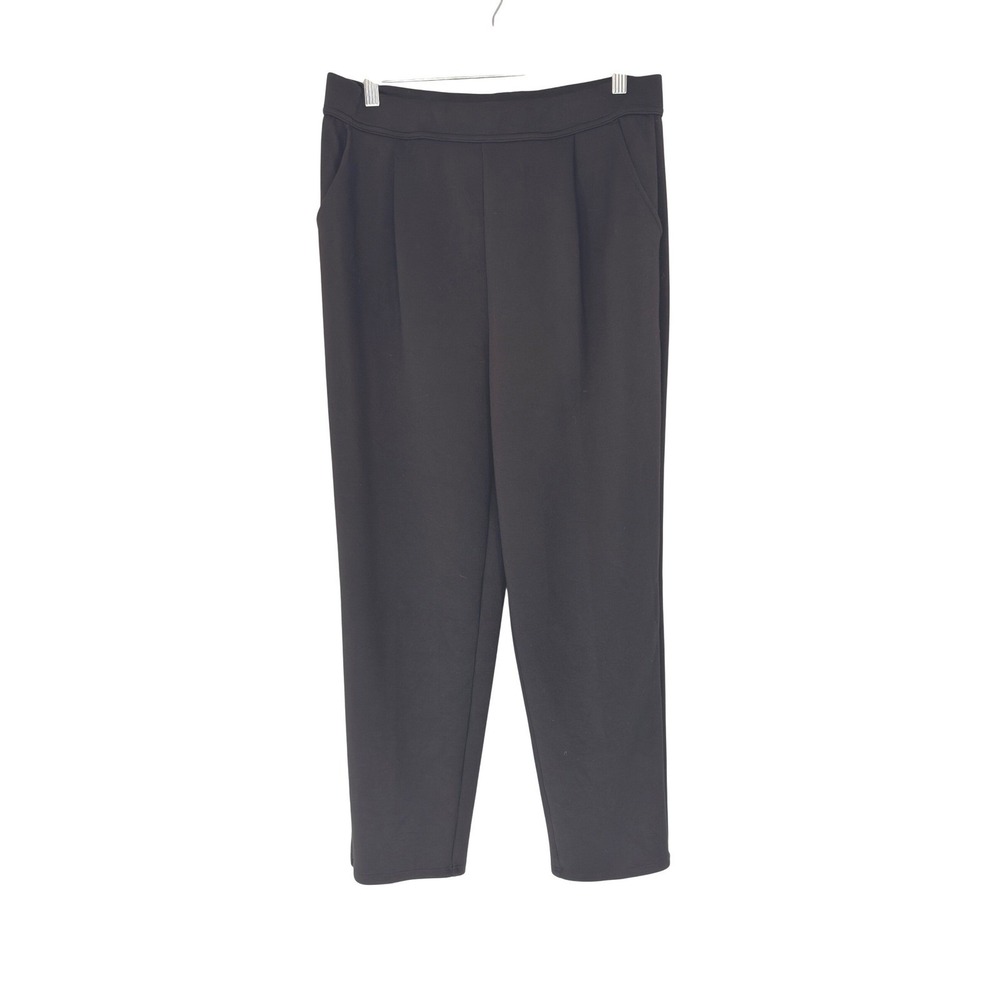 Halara Flex High Waisted Pocket Tapered Work Pants Black Career Office Large